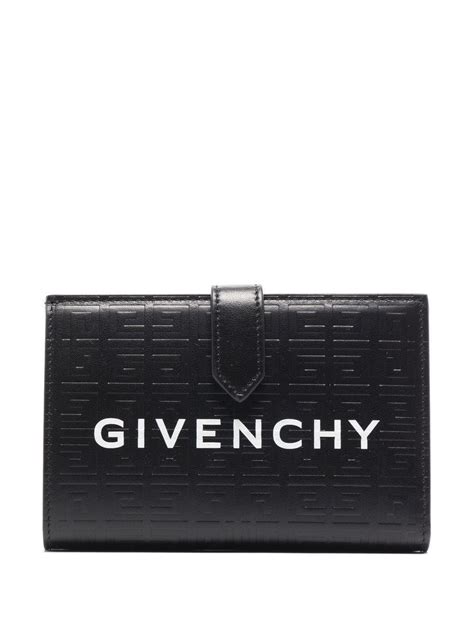 givenchy black leather wallet|vintage givenchy wallets.